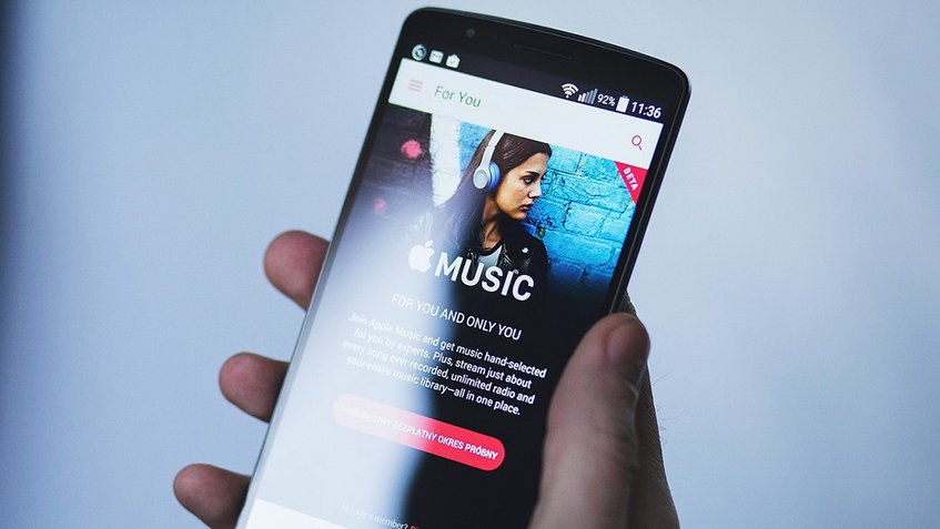 Apple music tuitea desde un android