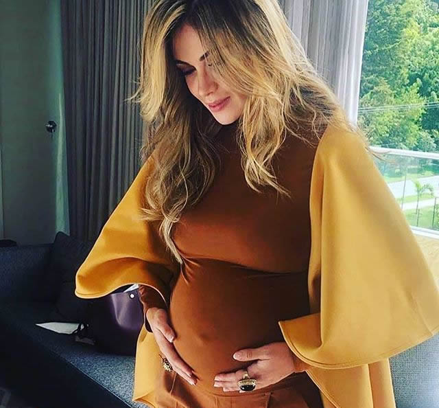 Sara Uribe confirmo su embarazo y ya tiene 7 meses